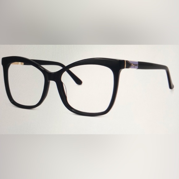 Zeelool Nonprescription Alfred Black Eye Glasses for Size: 1.57 Index/Butterfly - Picture 7 of 16